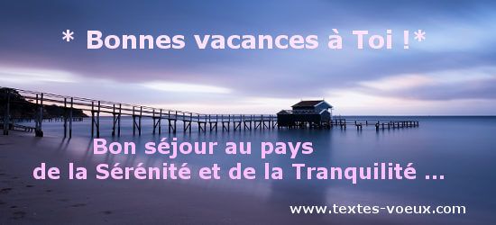 RÃ©sultat de recherche d'images pour "bonnes vacances"