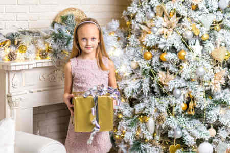 Veux de Joyeux Noël à un enfant Voeux de bonnes fêtes de fin d'année à ses enfants