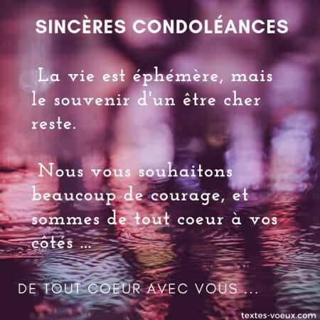 Belle image pour présenter ses condoléances sur les réseaux sociaux ou par mms condoléance Présenter ses condoléances à un ami en deuil