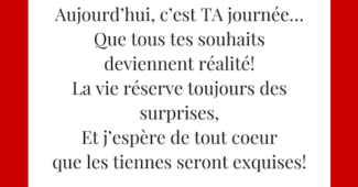 Texte pour souhaiter une bonne fête