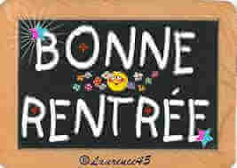 Image bonne rentrée des classes et bonne reprise