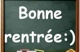 Image bonne rentrée scolaire