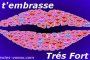Je t'embrasse tendrement mon amour