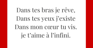 Beau texte d'amour de la St Valentin