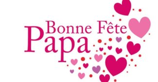 Carte bonne fête papa mon coeur