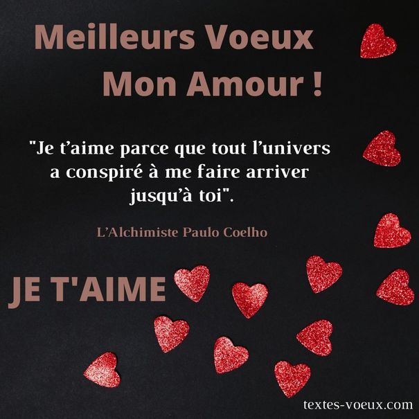 Image bonne année 2024 amour