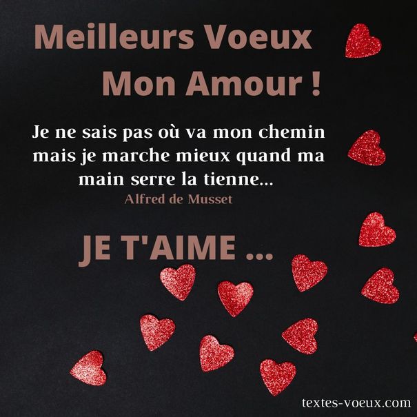 Image bonne année amour Joyeux Noël Je t'aime